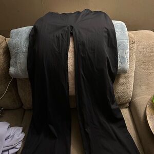 Women's Black Wide leg yoga pants